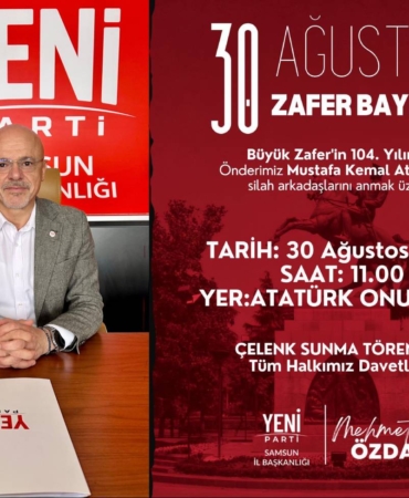 Mehmet Özdağ’dan 30 Ağustos Daveti ve Mesajı