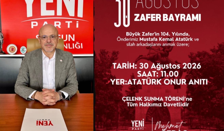 Mehmet Özdağ’dan 30 Ağustos Daveti ve Mesajı