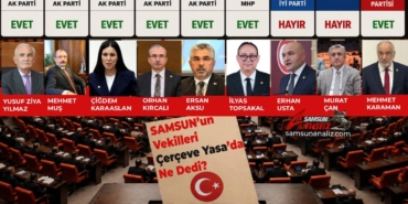 Samsun’un Vekilleri Çerçeve Yasa’da Ne Dedi?