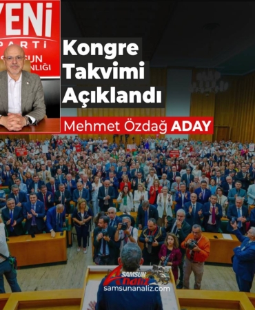 Yeni Parti’de Kongre Takvimi Açıklandı