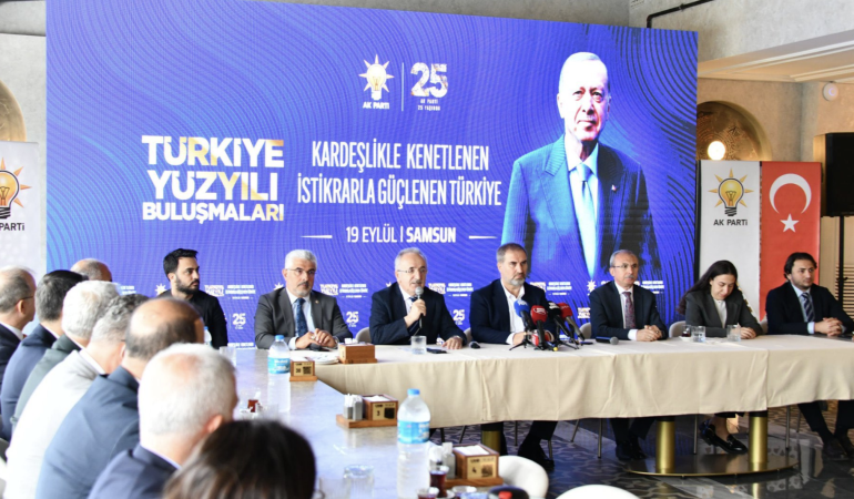 AK Parti Samsun’da 17 İlçede Sahaya İniyor