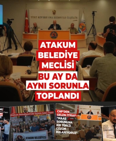 Atakum Belediye Meclisi Bu Ay da Aynı Sorunla Toplandı