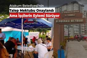 Atakum’da İşçiler Paranın Hesaba Yatmasını Bekliyor