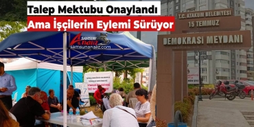 Atakum’da İşçiler Paranın Hesaba Yatmasını Bekliyor