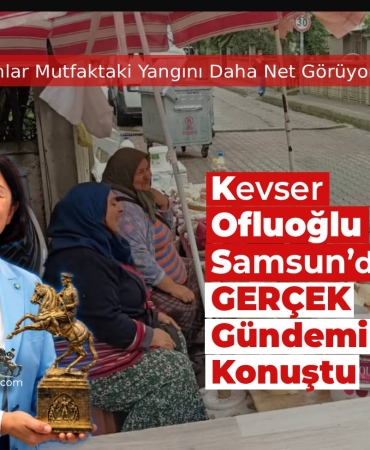 İYİ Partili Kevser Ofluoğlu Samsun’da Konuştu