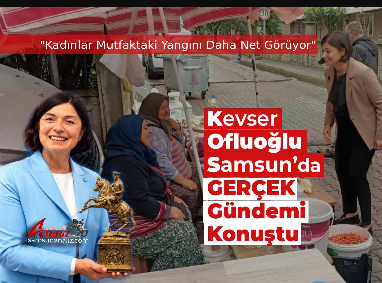 İYİ Partili Kevser Ofluoğlu Samsun’da Konuştu