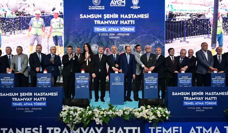 Samsun’da İki Ulaşım Projesi İçin Temel Atıldı