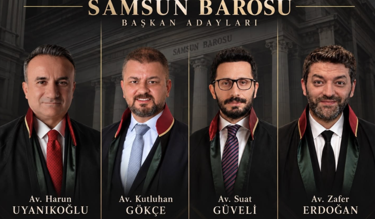 Samsun Barosu’nda Başkan İki Oy Farkla Belli Oldu!