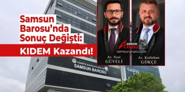 Samsun Barosu’nda Sonuç Değişti