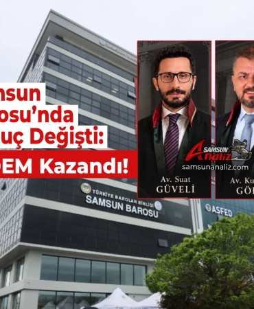 Samsun Barosu’nda Sonuç Değişti