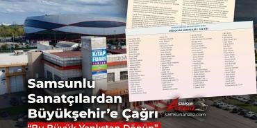 Samsunlu Sanatçılardan Büyükşehir’e Çağrı